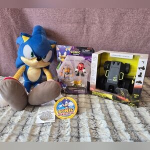 Nwt Sonic Toy Lot For Easter Or Birthday Collectible Set Brand New Bundle